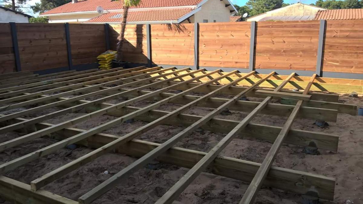 structure de terrasse